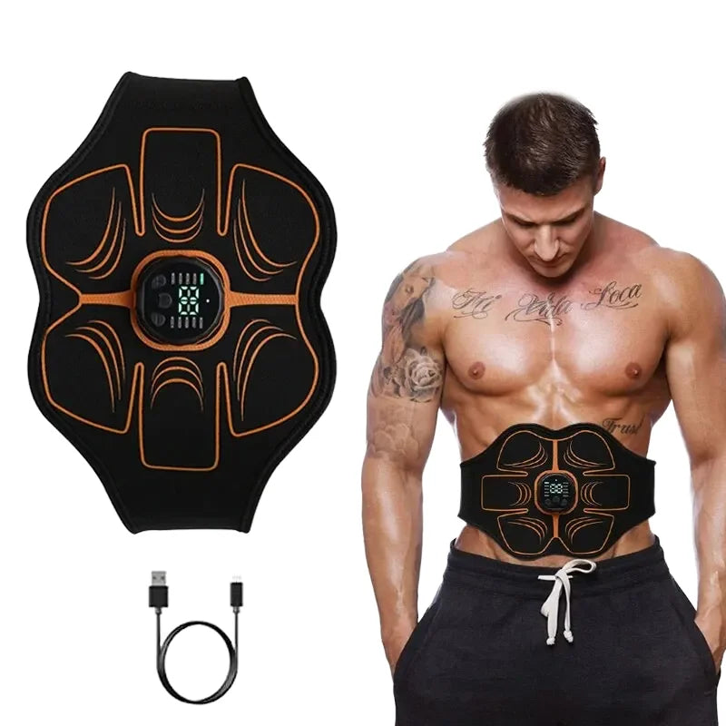 Portable ABS EMS Belt – Ab Toning & Waist Slimming Muscle Stimulator