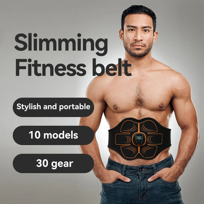 Portable ABS EMS Belt – Ab Toning & Waist Slimming Muscle Stimulator