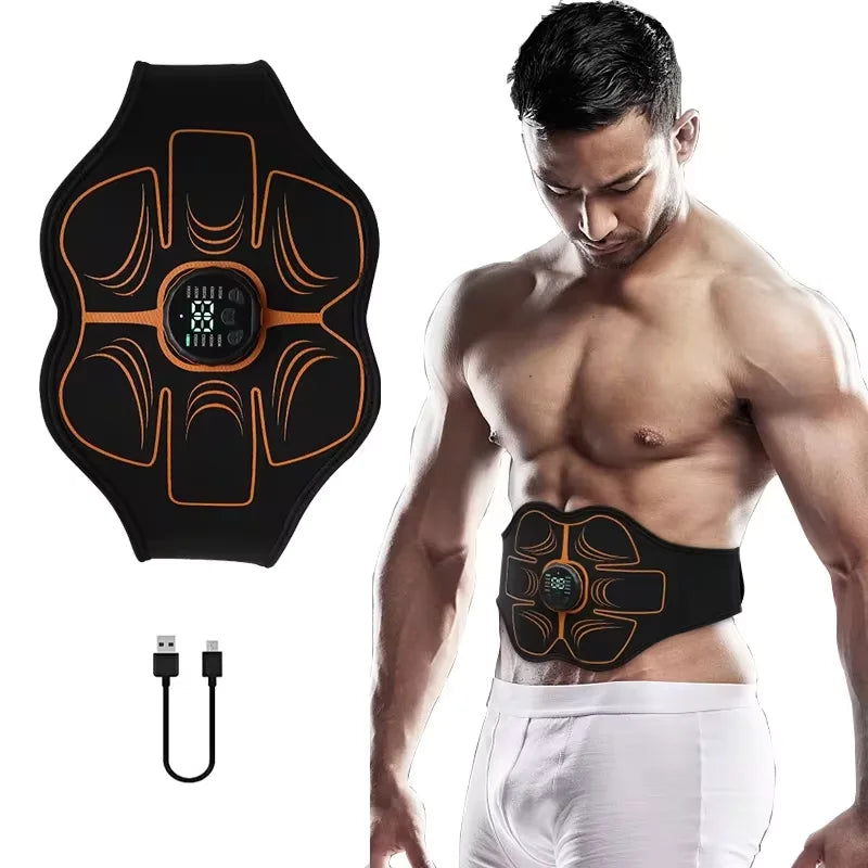 Portable EMS Ab Stimulator Belt – Muscle Toning & Training