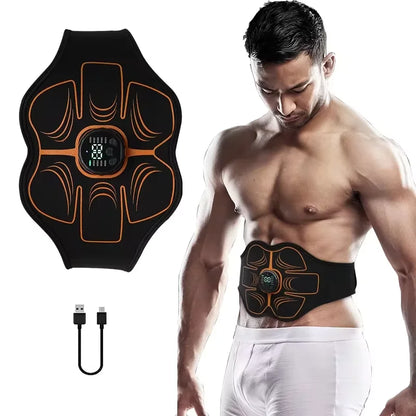 Portable EMS Ab Stimulator Belt – Muscle Toning & Training
