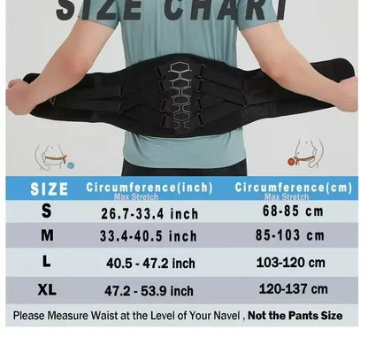 Lumbar Support Back Brace – Pain Relief & Strong Support Belt