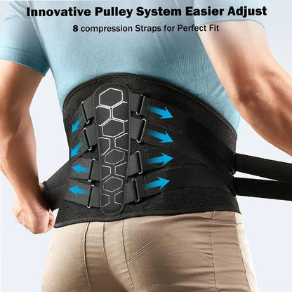Lumbar Support Back Brace – Pain Relief & Strong Support Belt