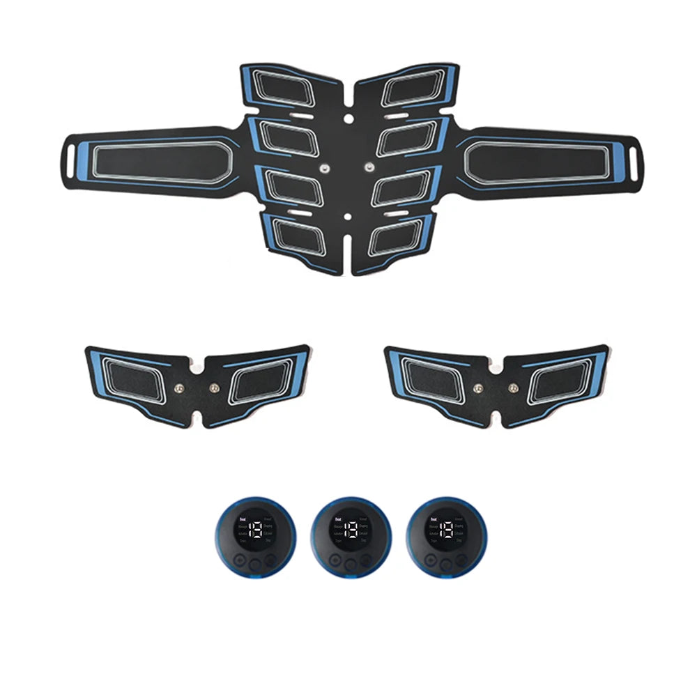 USB Rechargeable Ab Trainer – Portable EMS Muscle Massager Belt